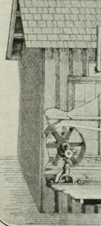 An illustration from An elementary book on electricity and magnetism and their applications, 1919, leaf 461