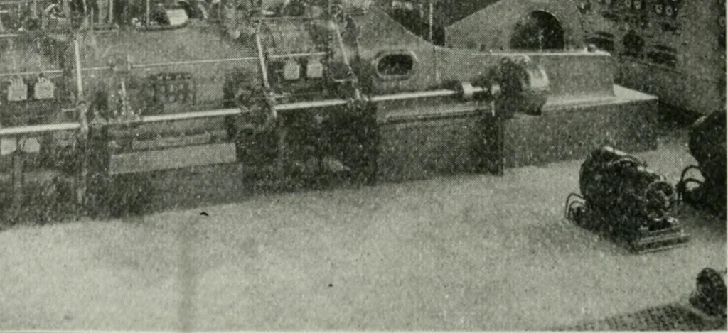 An illustration from An elementary book on electricity and magnetism and their applications, 1919, leaf 465