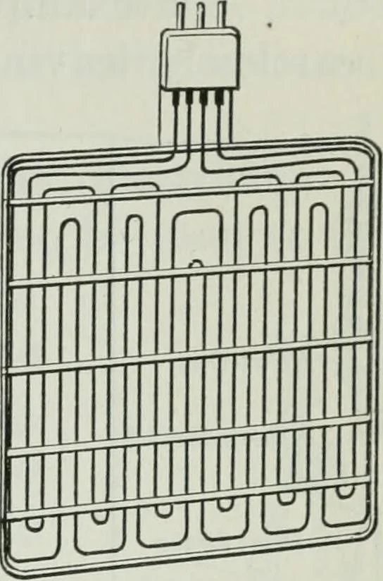 An illustration from An elementary book on electricity and magnetism and their applications, 1919, leaf 542