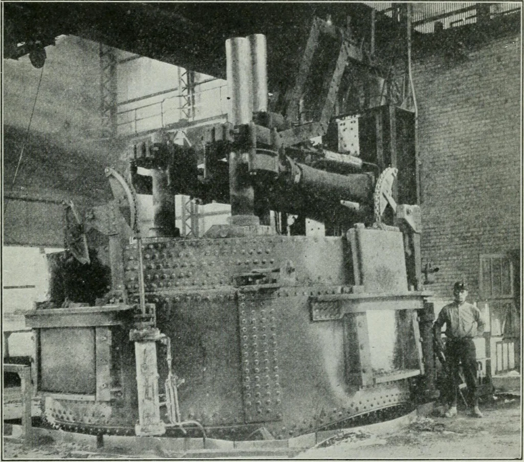 An illustration from An elementary book on electricity and magnetism and their applications, 1919, leaf 548
