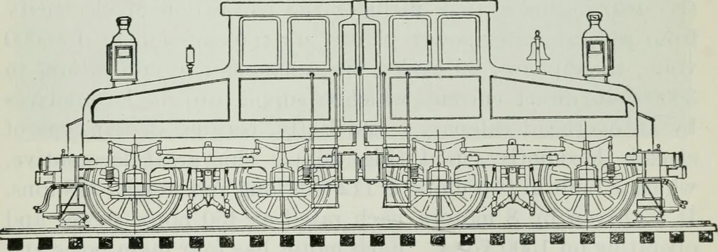 An illustration from An elementary book on electricity and magnetism and their applications, 1919, leaf 570