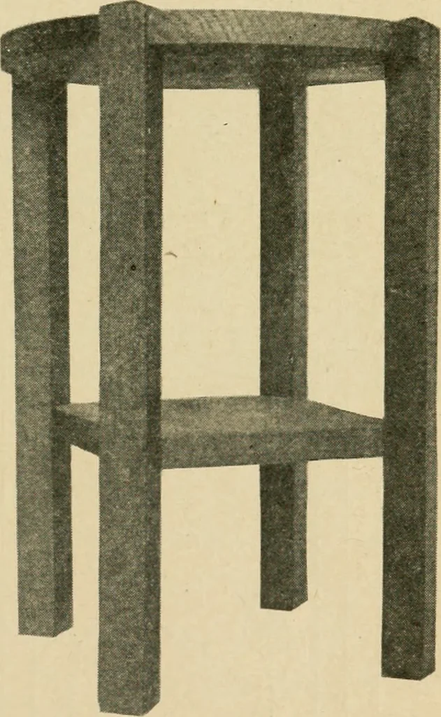 An illustration from Elementary cabinetwork for manual training classes, 1909, leaf 114