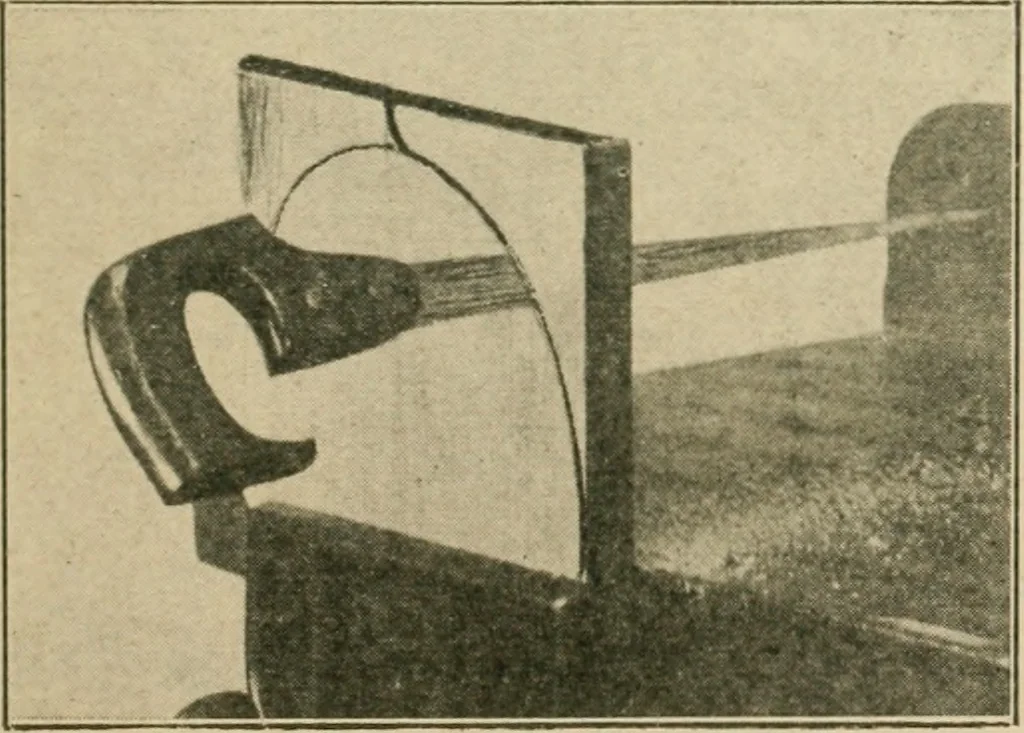 An illustration from Elementary cabinetwork for manual training classes, 1909, leaf 116