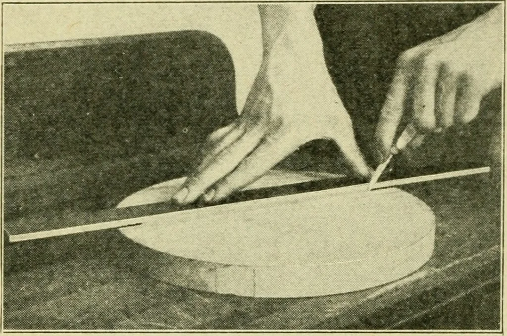 An illustration from Elementary cabinetwork for manual training classes, 1909, leaf 119