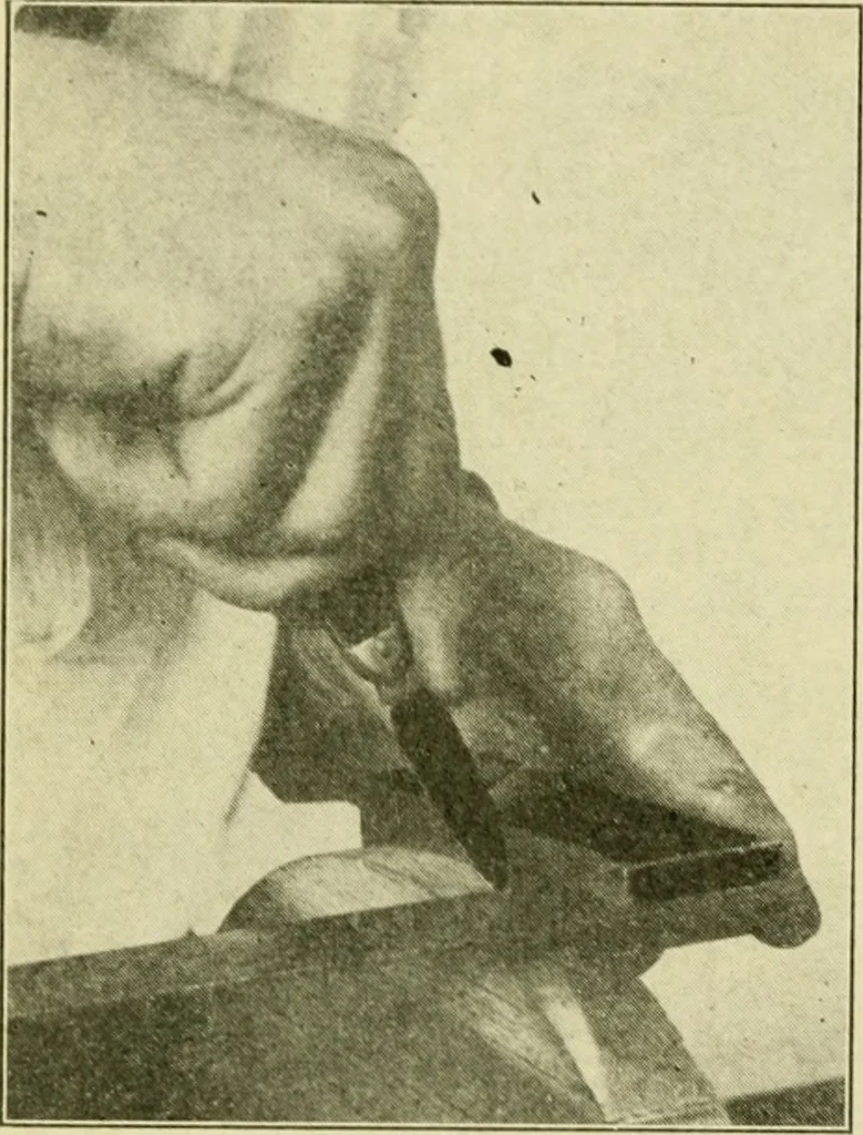 An illustration from Elementary cabinetwork for manual training classes, 1909, leaf 121