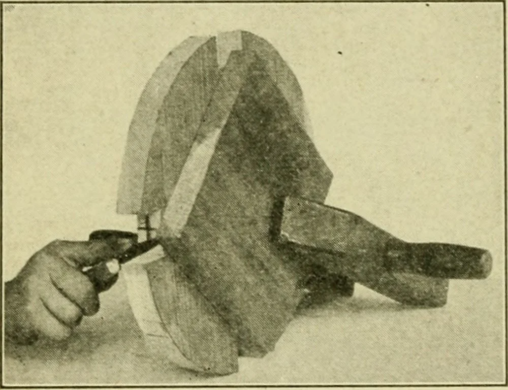 An illustration from Elementary cabinetwork for manual training classes, 1909, leaf 123