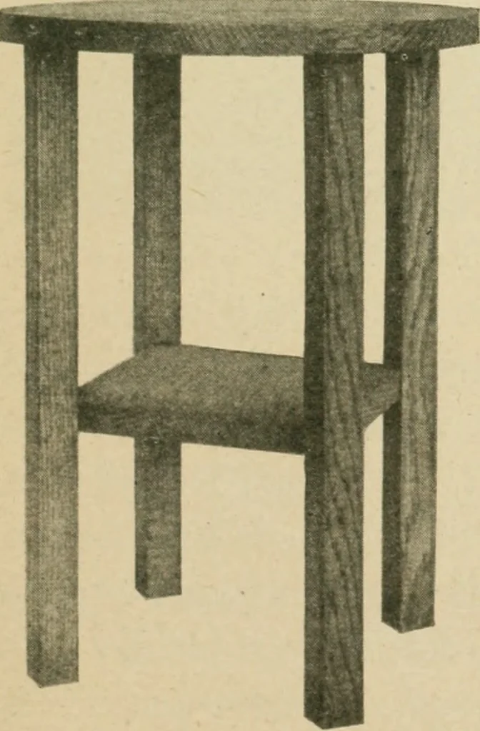 An illustration from Elementary cabinetwork for manual training classes, 1909, leaf 124