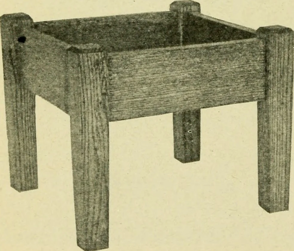 An illustration from Elementary cabinetwork for manual training classes, 1909, leaf 127