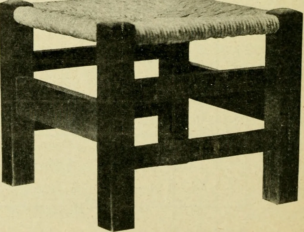 An illustration from Elementary cabinetwork for manual training classes, 1909, leaf 137