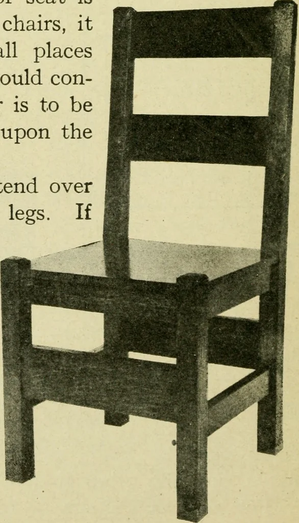 An illustration from Elementary cabinetwork for manual training classes, 1909, leaf 143