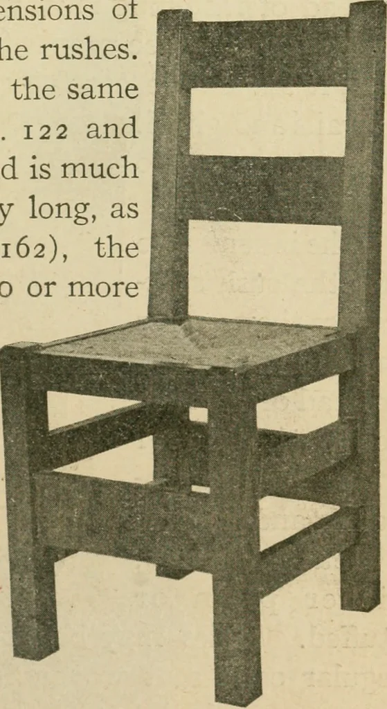 An illustration from Elementary cabinetwork for manual training classes, 1909, leaf 148