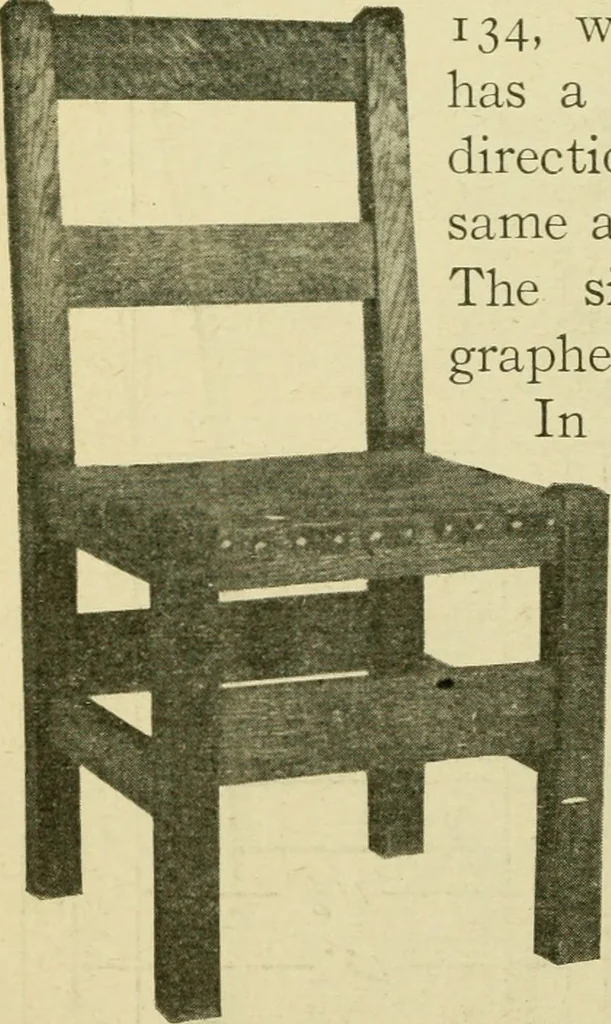 An illustration from Elementary cabinetwork for manual training classes, 1909, leaf 151