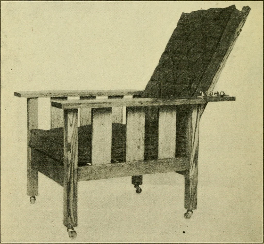 An illustration from Elementary cabinetwork for manual training classes, 1909, leaf 161