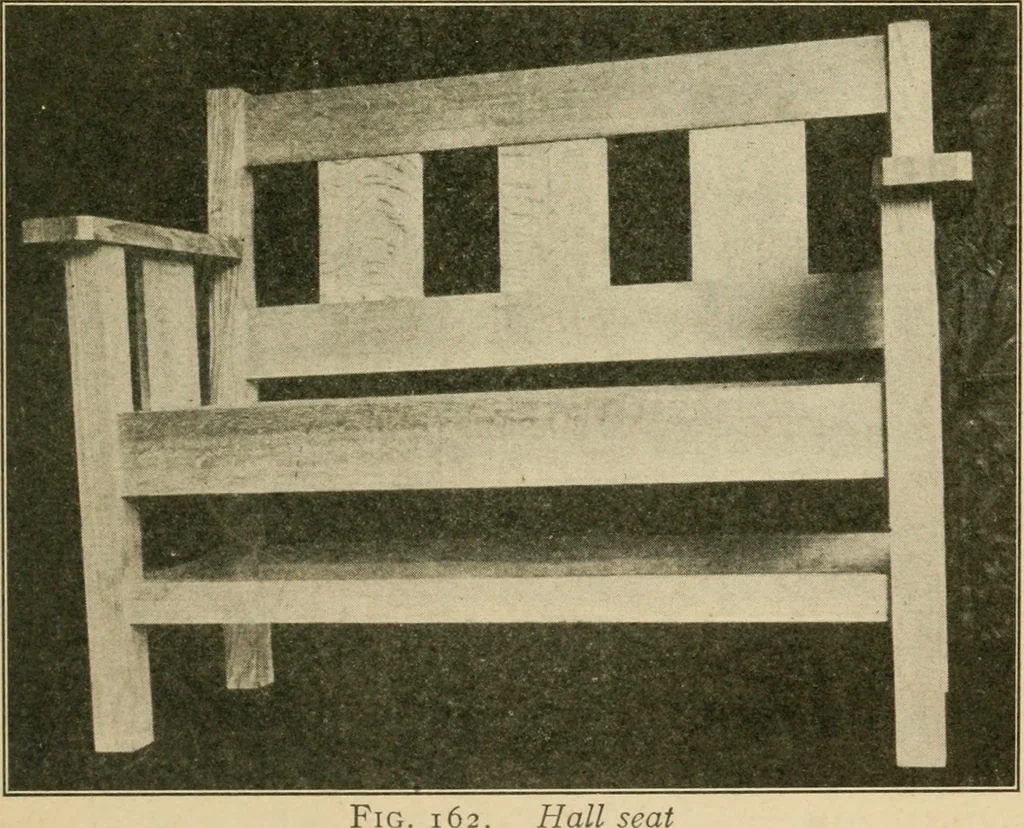 An illustration from Elementary cabinetwork for manual training classes, 1909, leaf 172