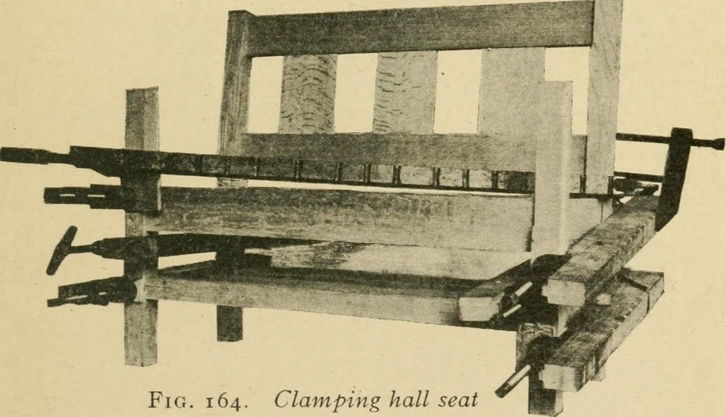 An illustration from Elementary cabinetwork for manual training classes, 1909, leaf 174
