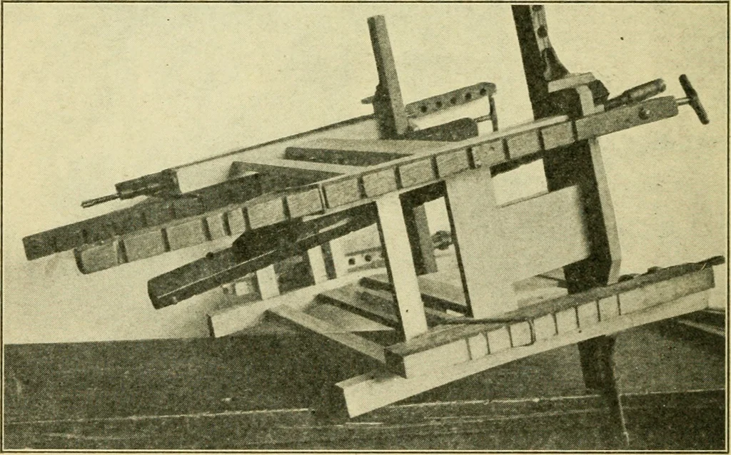 An illustration from Elementary cabinetwork for manual training classes, 1909, leaf 175