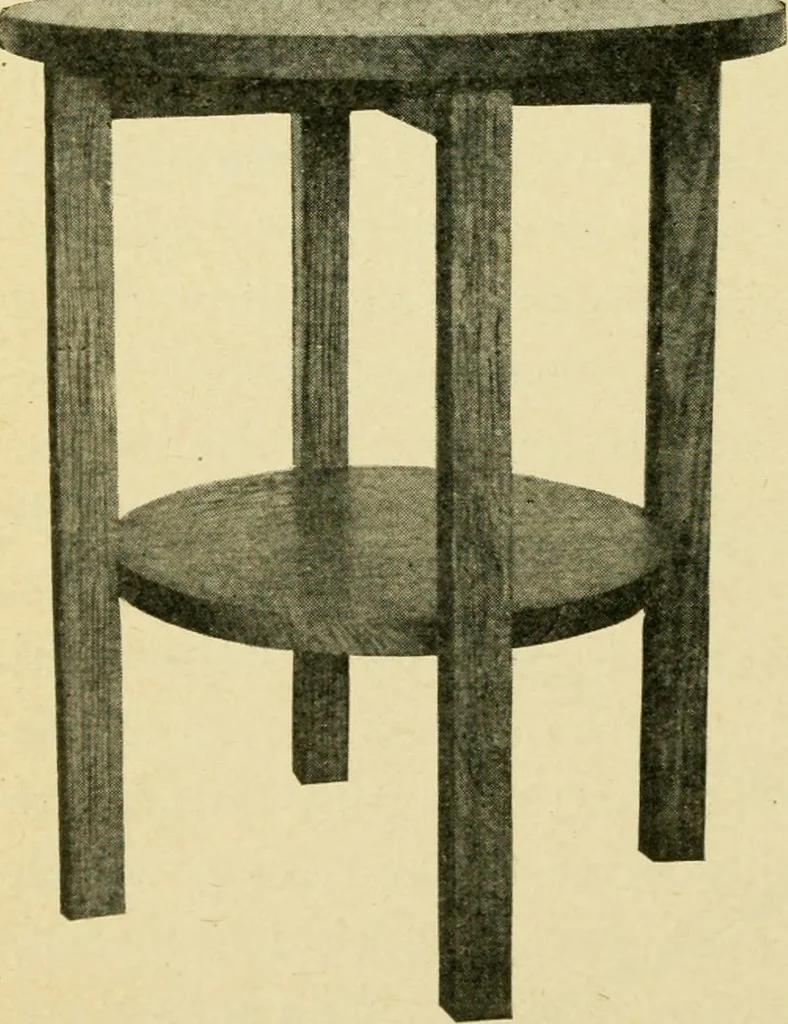 An illustration from Elementary cabinetwork for manual training classes, 1909, leaf 181