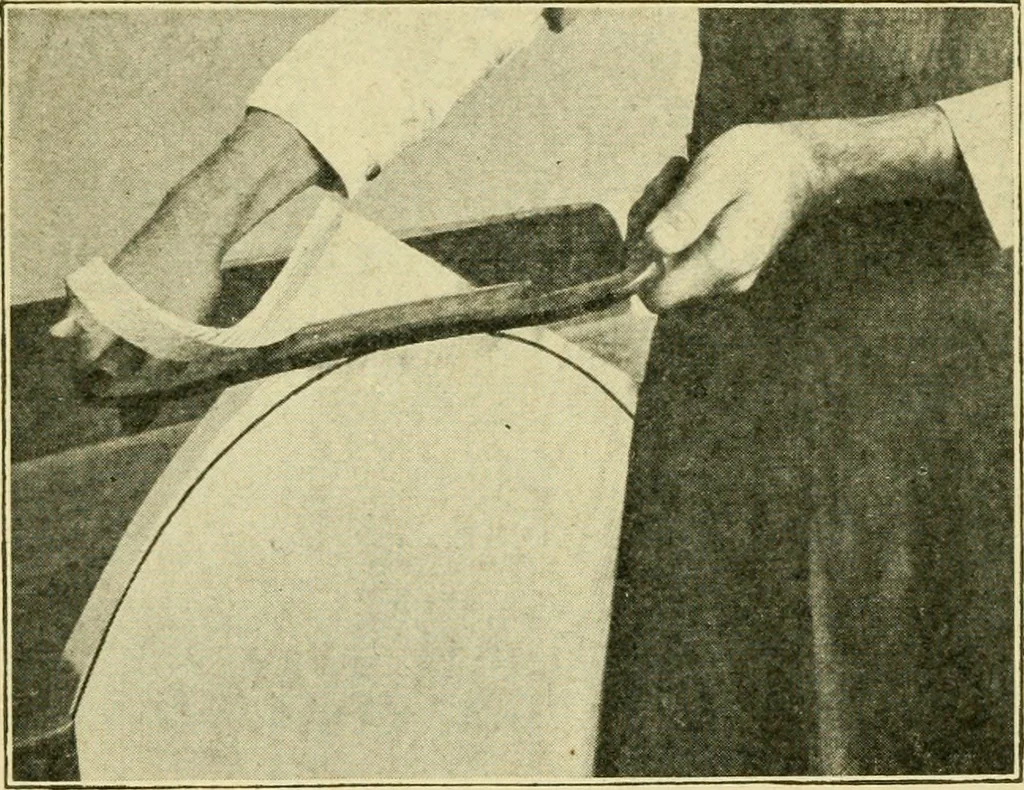 An illustration from Elementary cabinetwork for manual training classes, 1909, leaf 183