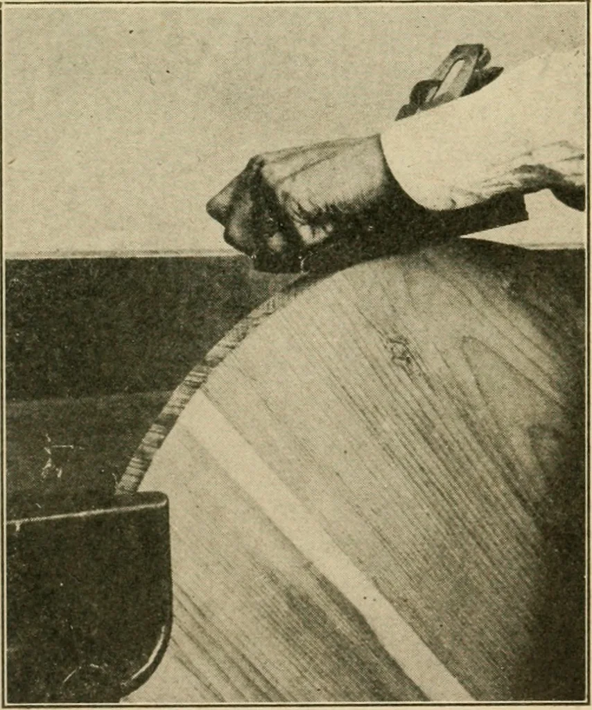 An illustration from Elementary cabinetwork for manual training classes, 1909, leaf 184