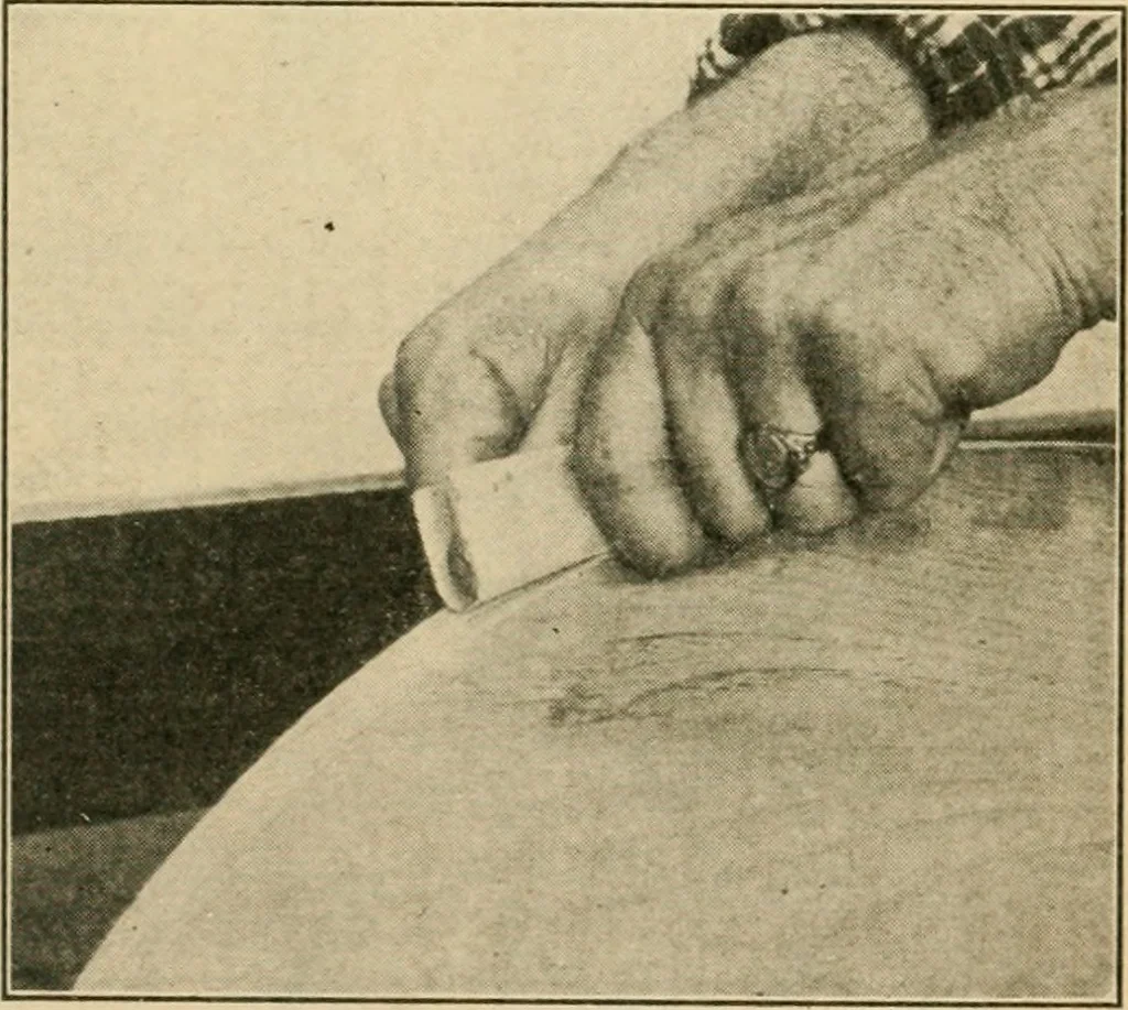 An illustration from Elementary cabinetwork for manual training classes, 1909, leaf 186
