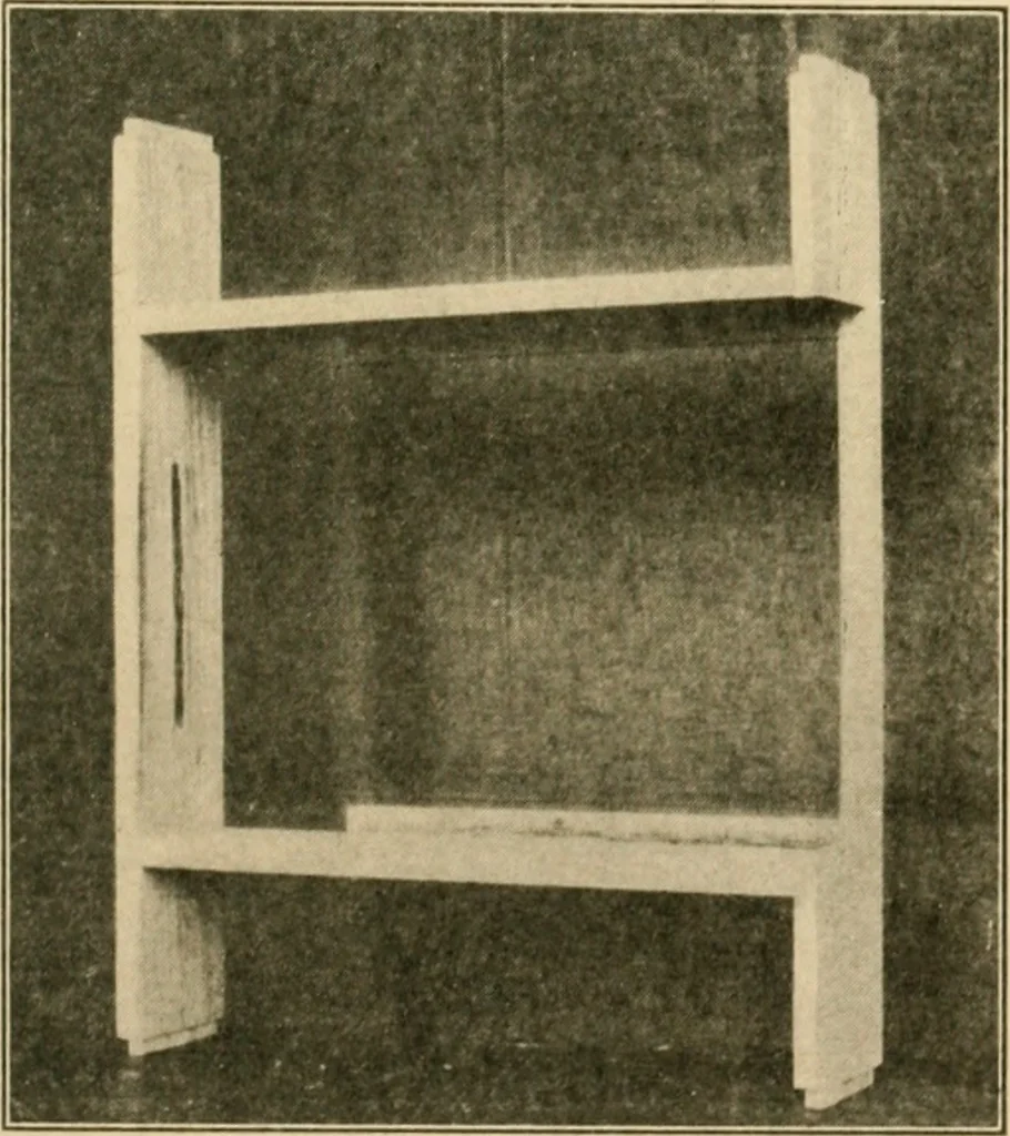 An illustration from Elementary cabinetwork for manual training classes, 1909, leaf 190