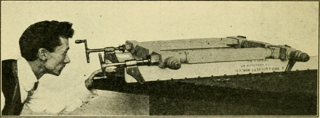 An illustration from Elementary cabinetwork for manual training classes, 1909, leaf 195