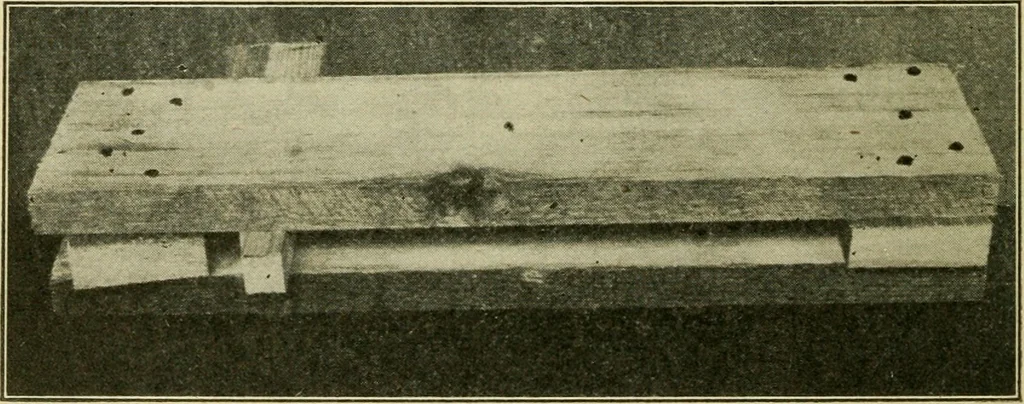 An illustration from Elementary cabinetwork for manual training classes, 1909, leaf 257
