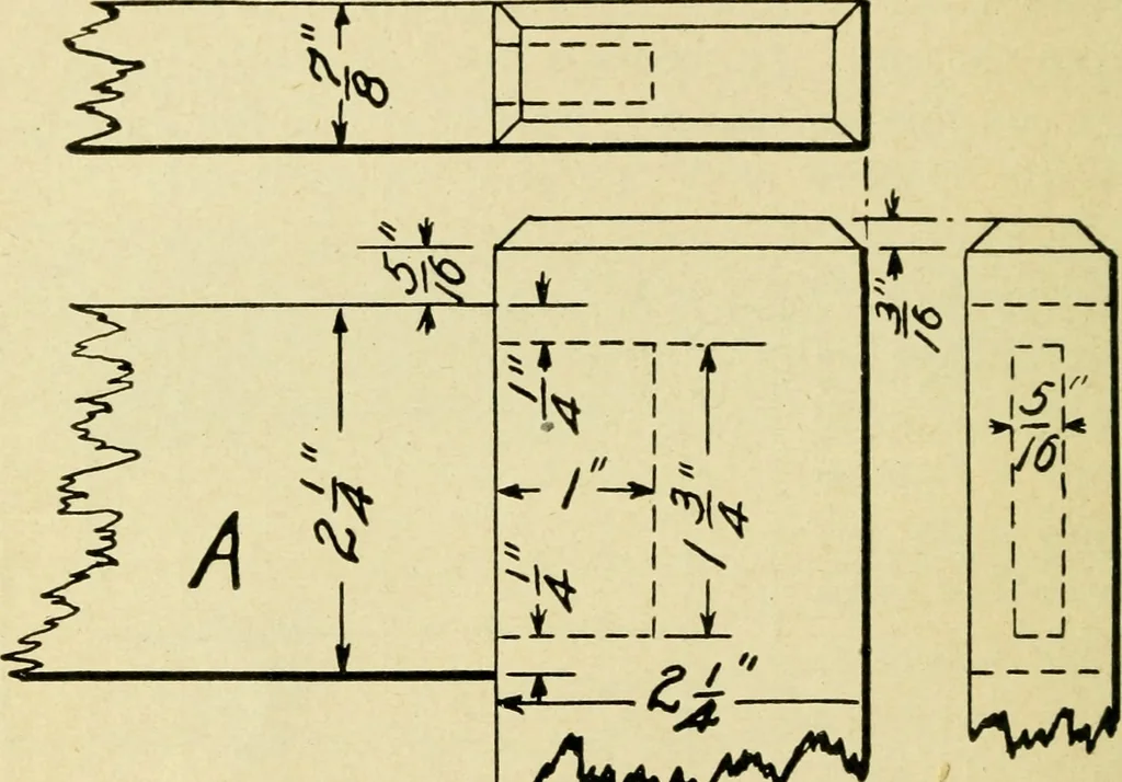 An illustration from Elementary cabinetwork for manual training classes, 1909, leaf 27