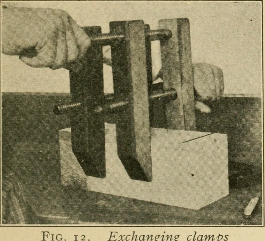 An illustration from Elementary cabinetwork for manual training classes, 1909, leaf 34