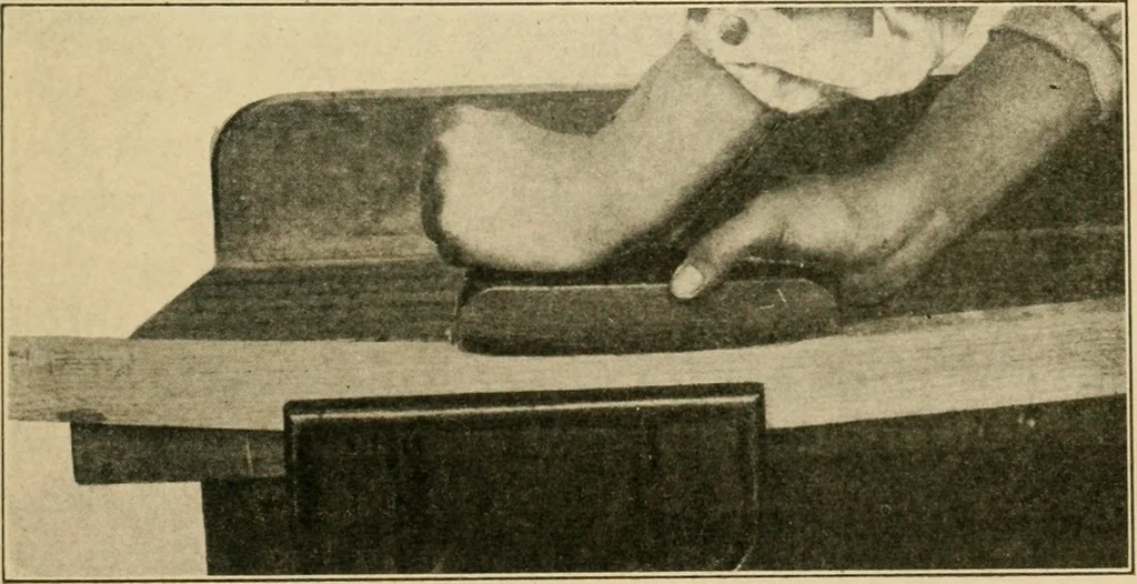 An illustration from Elementary cabinetwork for manual training classes, 1909, leaf 48