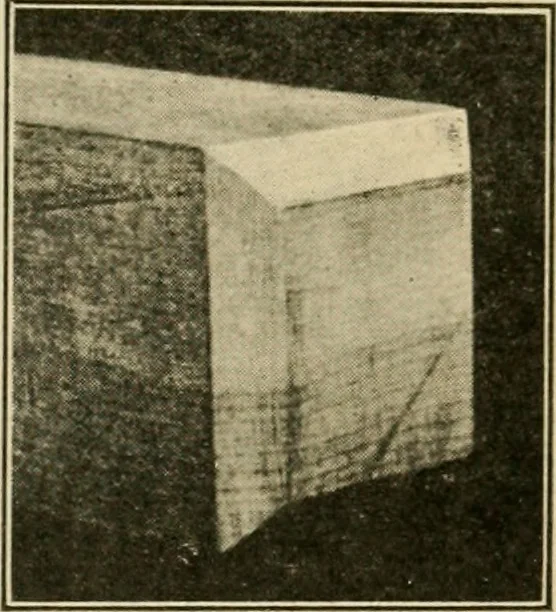 An illustration from Elementary cabinetwork for manual training classes, 1909, leaf 50