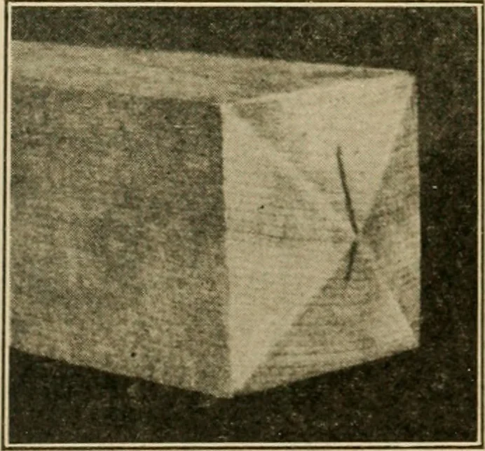 An illustration from Elementary cabinetwork for manual training classes, 1909, leaf 50