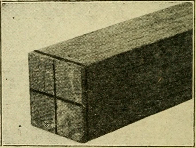 An illustration from Elementary cabinetwork for manual training classes, 1909, leaf 51