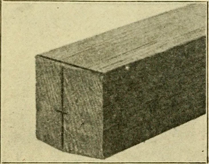 An illustration from Elementary cabinetwork for manual training classes, 1909, leaf 51