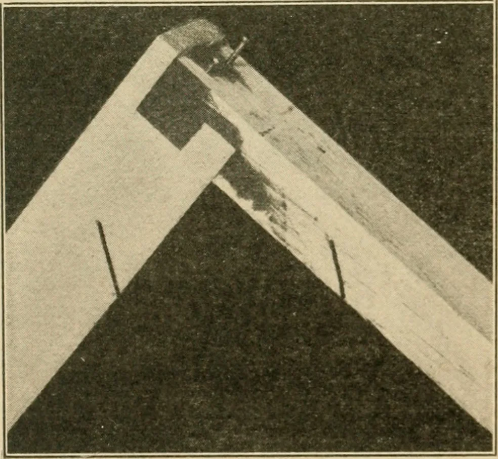 An illustration from Elementary cabinetwork for manual training classes, 1909, leaf 60
