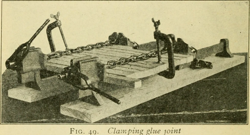 An illustration from Elementary cabinetwork for manual training classes, 1909, leaf 69