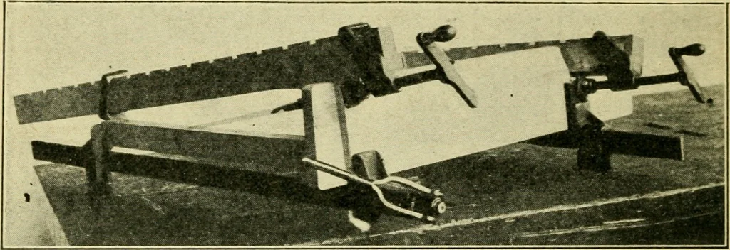 An illustration from Elementary cabinetwork for manual training classes, 1909, leaf 99