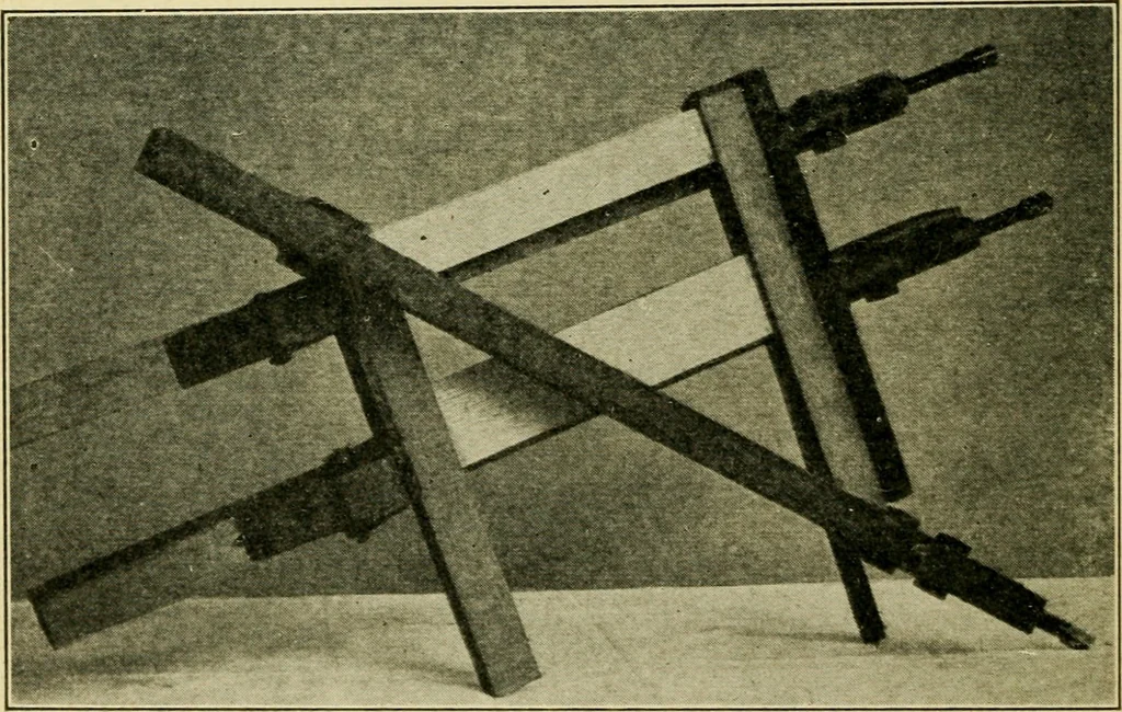 An illustration from Elementary cabinetwork for manual training classes, 1909, leaf 99