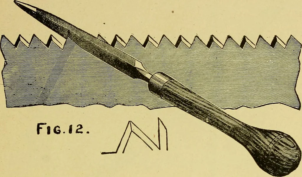 An illustration from Elementary course in woodwork ; designed for use in high and technical schools, with one hundred and thirty-four illustrations, by George Alexander Ross, 1901, leaf 19
