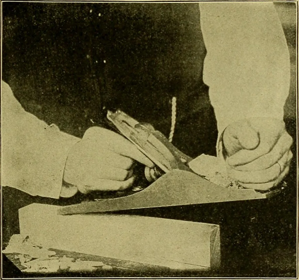 An illustration from Elementary course in woodwork ; designed for use in high and technical schools, with one hundred and thirty-four illustrations, by George Alexander Ross, 1901, leaf 43