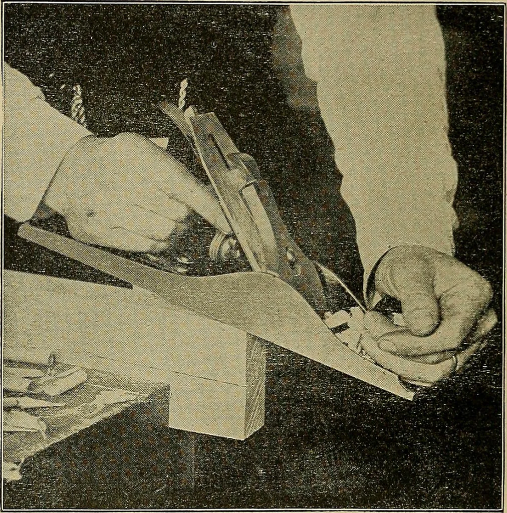 An illustration from Elementary course in woodwork ; designed for use in high and technical schools, with one hundred and thirty-four illustrations, by George Alexander Ross, 1901, leaf 44