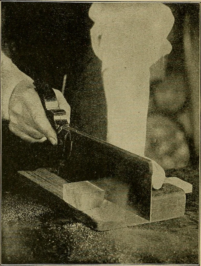 An illustration from Elementary course in woodwork ; designed for use in high and technical schools, with one hundred and thirty-four illustrations, by George Alexander Ross, 1901, leaf 48
