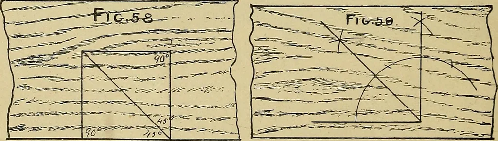 An illustration from Elementary course in woodwork ; designed for use in high and technical schools, with one hundred and thirty-four illustrations, by George Alexander Ross, 1901, leaf 50