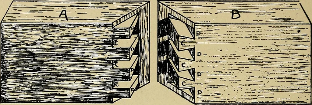 An illustration from Elementary course in woodwork ; designed for use in high and technical schools, with one hundred and thirty-four illustrations, by George Alexander Ross, 1901, leaf 78
