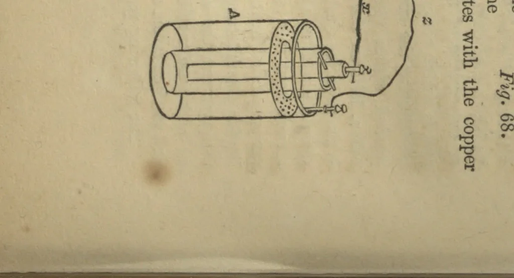 An illustration from An elementary course of natural and experimental philosophy .., 1856, leaf 327