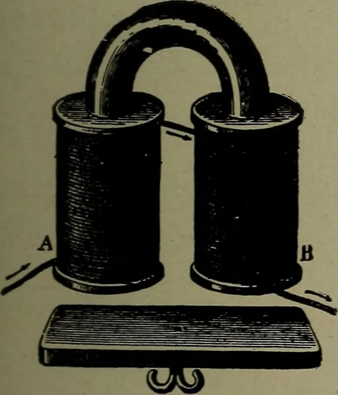 An illustration from Elementary electricity up-to-date;, 1909, leaf 182