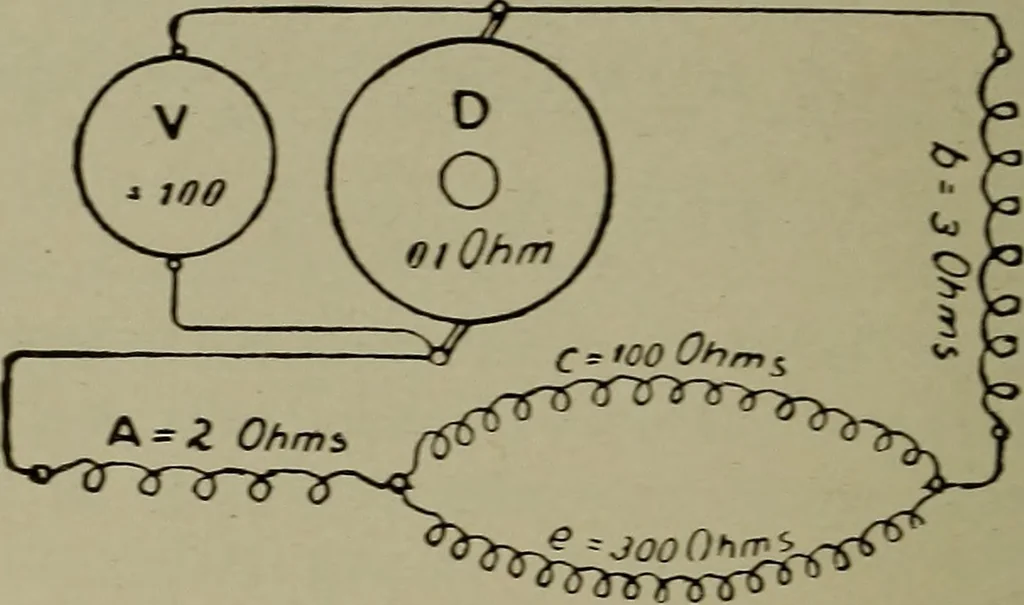 An illustration from Elementary electricity up-to-date;, 1909, leaf 313