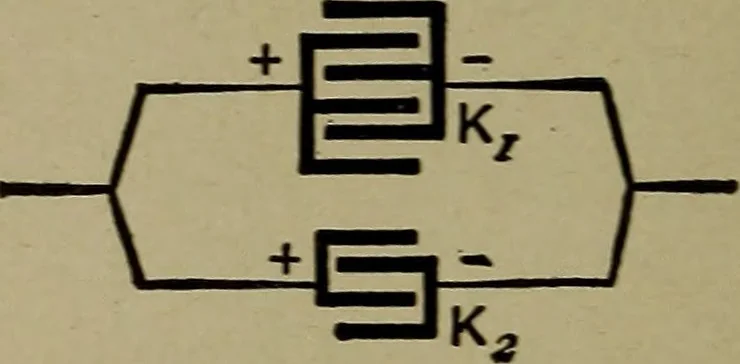 An illustration from Elementary electricity up-to-date;, 1909, leaf 55