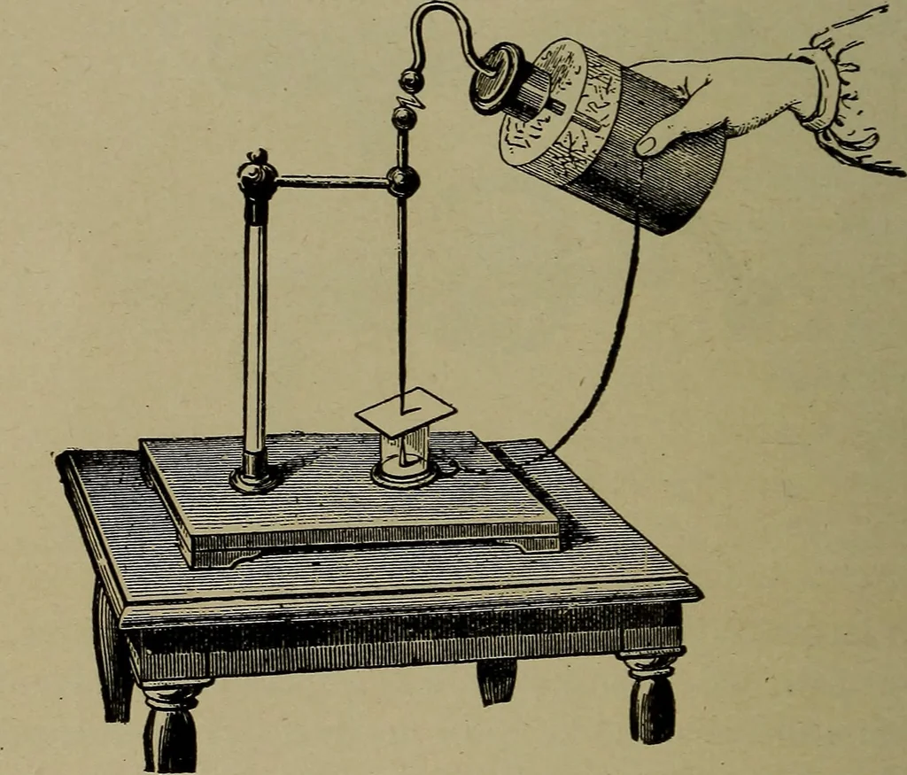 An illustration from Elementary electricity up-to-date;, 1909, leaf 73