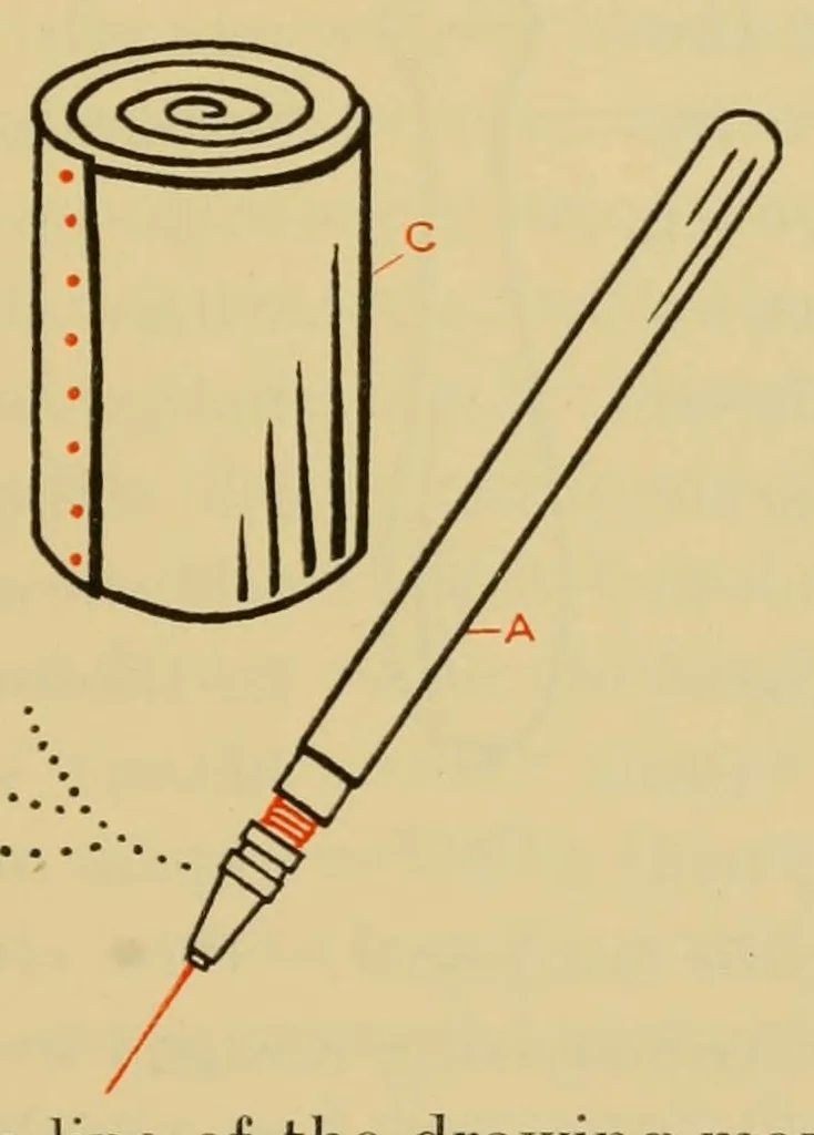 An illustration from Elementary embroidery, 1915, leaf 27